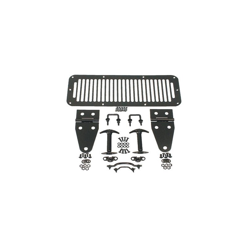 Kit cofano Jeep CJ-YJ. Colore Nero Kit cofano Jeep CJ-YJ. Colore Nero