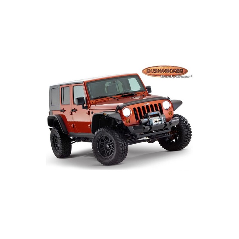 Bushwacker Flat Fender Style Wrangler JK Unlimited 07-15 Bushwacker Flat Fender Style Wrangler JK Unlimited 07-15