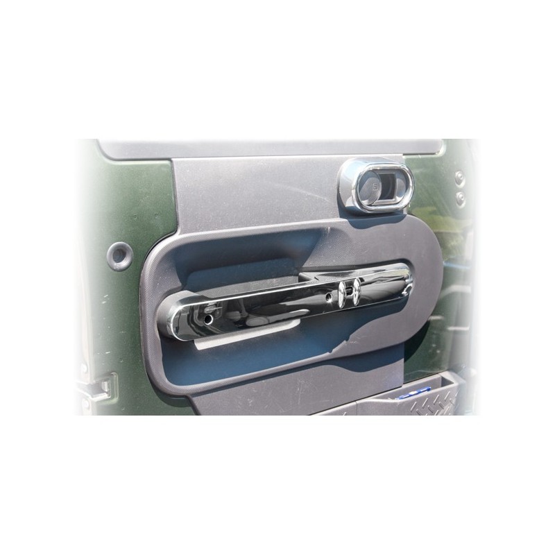 Cover maniglia anteriore Chrome, 07-10 Wrangler (JK) Cover maniglia anteriore Chrome, 07-10 Wrangler (JK)