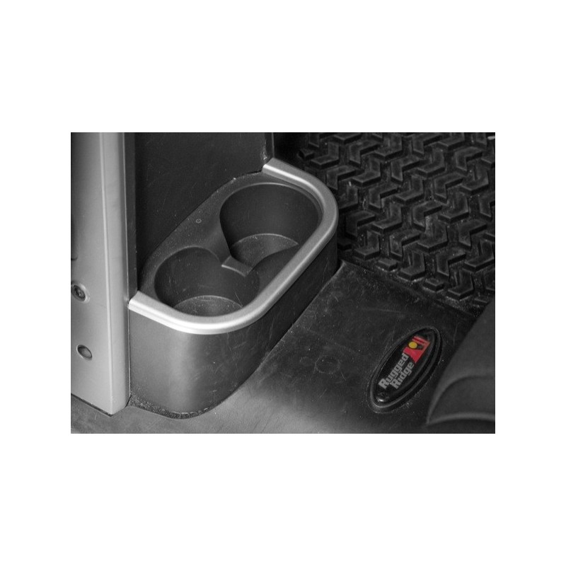Cover portabicchieri posteriori Silver 07-10 Wrangler Cover portabicchieri posteriori Silver 07-10 Wrangler