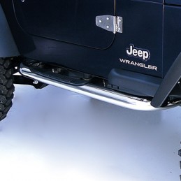 Pedane inox tubolari Wrangler TJ 97-06