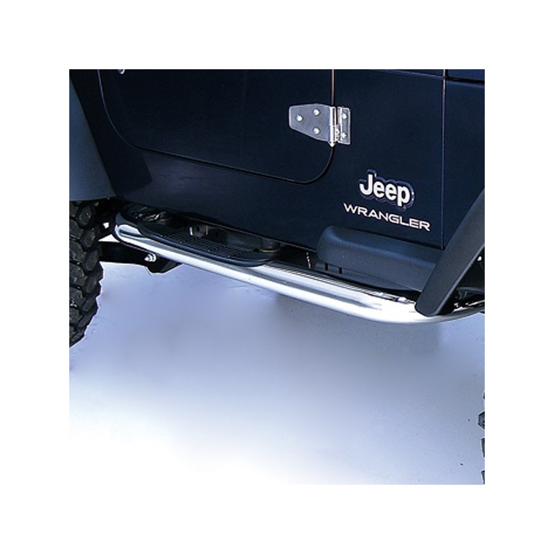 Pedane inox tubolari Wrangler TJ 97-06 Pedane inox tubolari Wrangler TJ 97-06