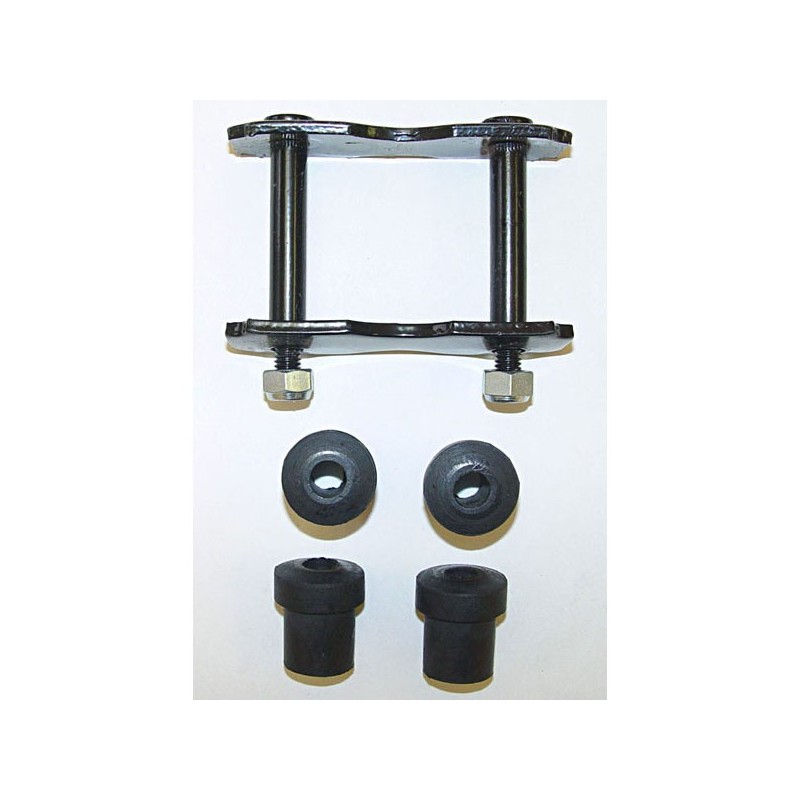 Front Spring Shackle Kit, 76-86 Jeep CJ Models