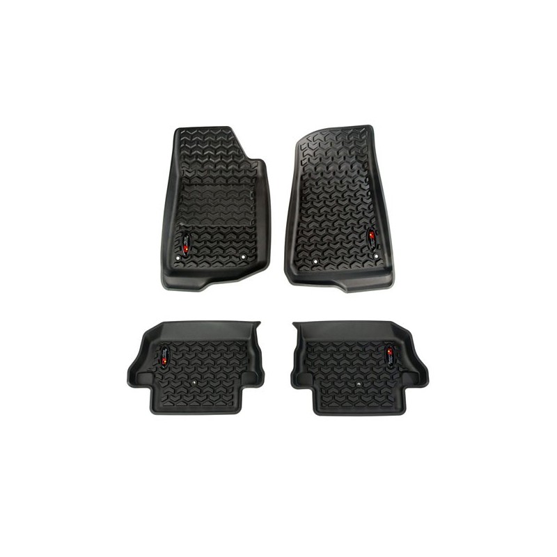 Tappetini anteriori e posteriori Jeep Wrangler JL 2 porte