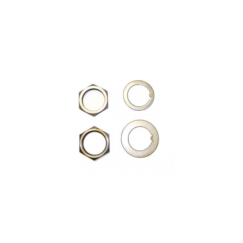 Spindle Nut/Washer Kit, Dana 27, 41-45 MB/GPW