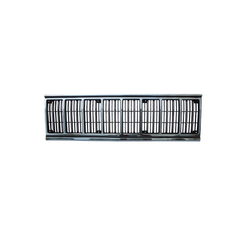 Grille Insert, Black & Chrome, 91-96 Cherokee (XJ)