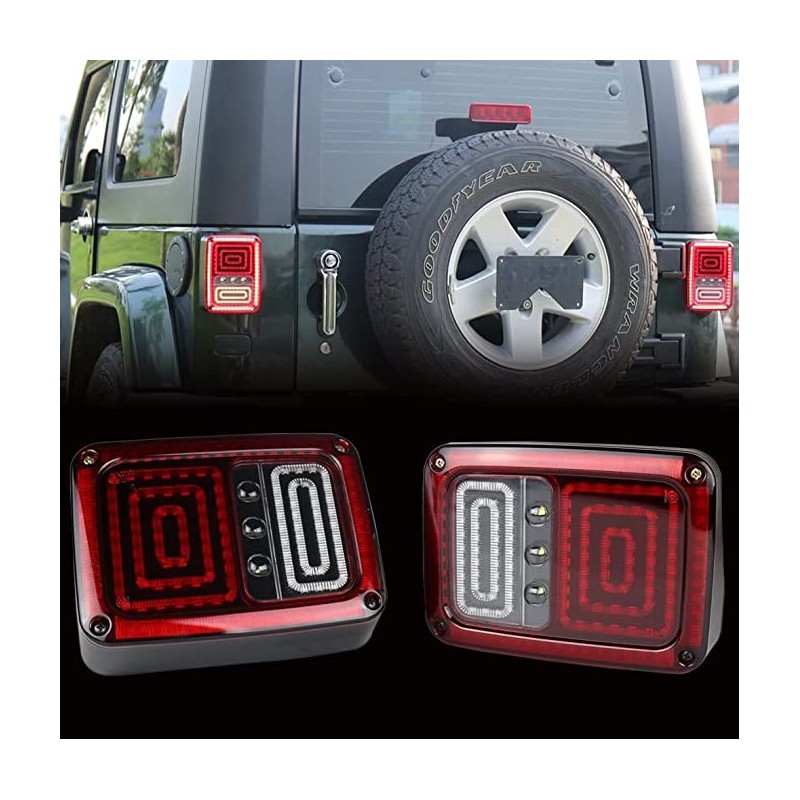 Coppia fari posteriori Led Jeep Wrangler JK