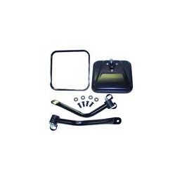 Side Windshield Mirror Kit (Black) Jeep Wrangler TJ 97-06