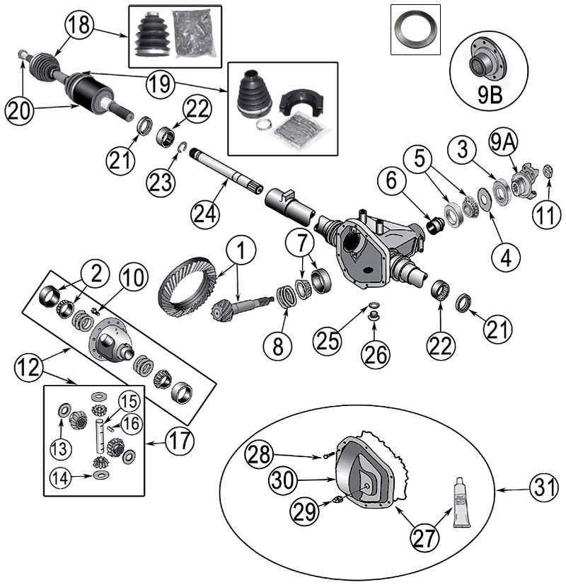 Supporto, Stabilizzatore Assale anteriore Sx per LEXUS GS IS